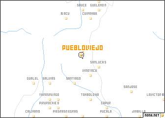 map of Puebloviejo