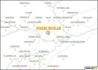 map of Pueblo Viejo