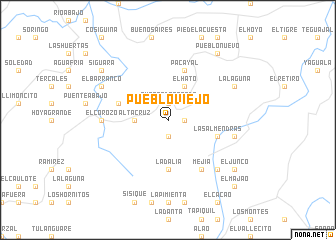 map of Pueblo Viejo