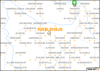 map of Pueblo Viejo