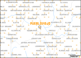 map of Pueblo Viejo