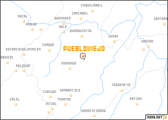 map of Pueblo Viejo