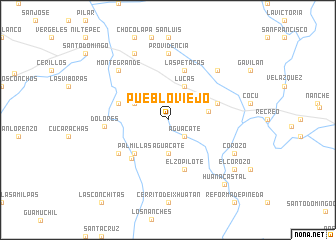 map of Pueblo Viejo