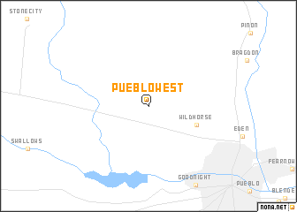 map of Pueblo West