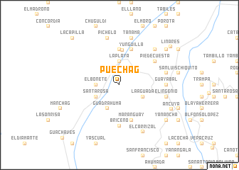 map of Puechag