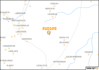 map of Puedpa