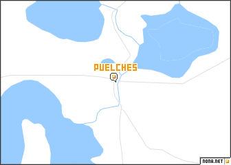 map of Puelches