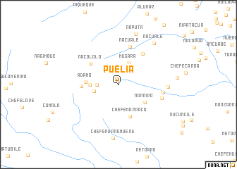 map of Puelia