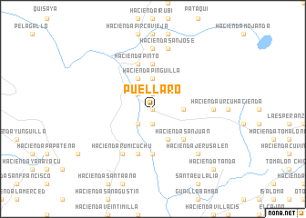 map of Puéllaro