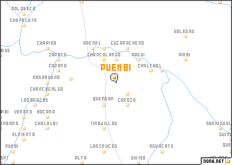 map of Puembí