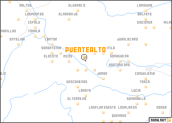 map of Puente Alto