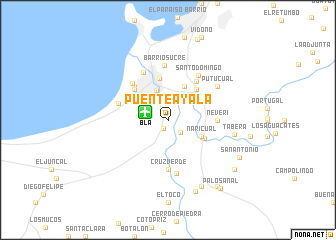 map of Puente Ayala