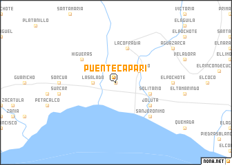 map of Puente Capari