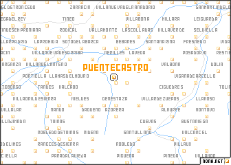 map of Puentecastro