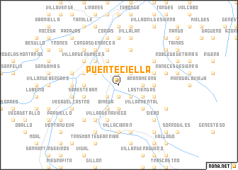 map of Puenteciella