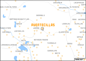 map of Puentecillas