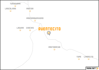 map of Puentecito