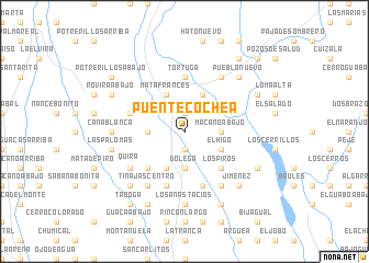 map of Puente Cochea