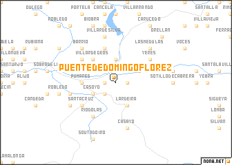 map of Puente de Domingo Flórez