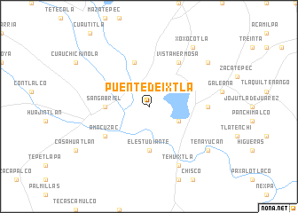 map of Puente de Ixtla