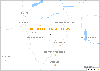 map of Puente de las Cuevas