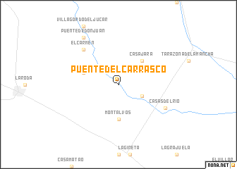 map of Puente del Carrasco