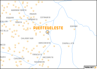 map of Puente del Este