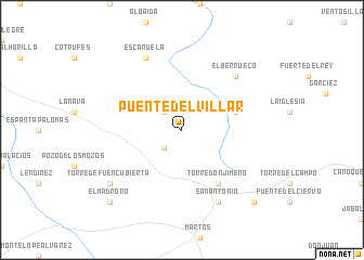 map of Puente del Villar