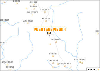 map of Puente de Piedra