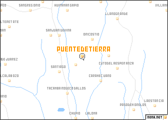 map of Puente de Tierra