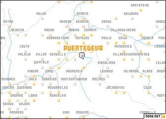 map of Puentedeva