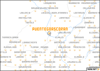 map of Puente Goascorán