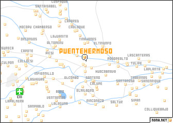 map of Puente Hermoso