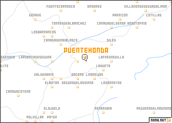 map of Puente Honda