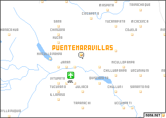 map of Puente Maravillas