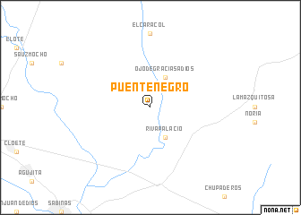 map of Puente Negro