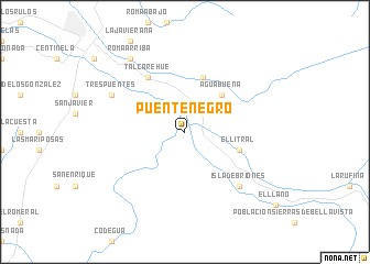 map of Puente Negro