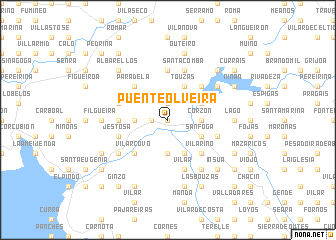 map of Puente-Olveira