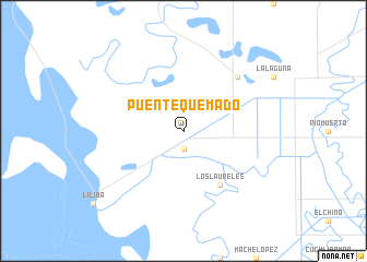 map of Puente Quemado