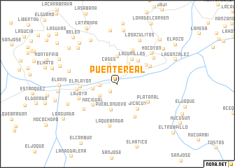 map of Puente Real