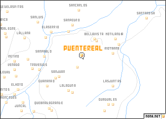 map of Puente Real