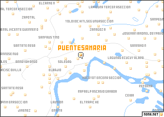 map of Puente Samaria