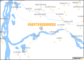 map of Puente Sogamoso