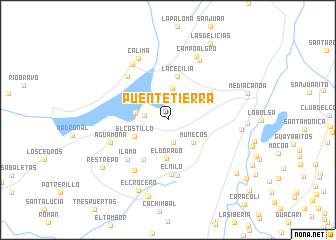 map of Puentetierra