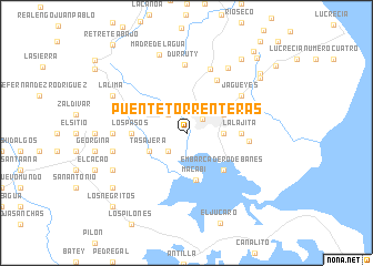 map of Puente Torrenteras