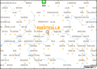 map of Puente-Ulla