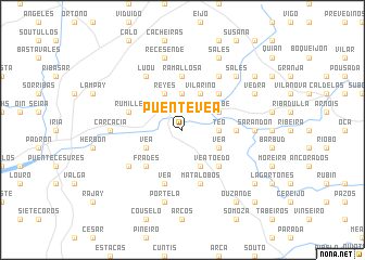 map of Puentevea