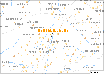 map of Puente Villegas