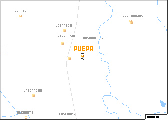 map of Puepa