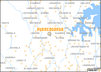 map of Puerca Gorda